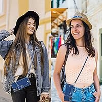 Vista 6 de Asuwish Funda de teléfono para Xiaomi Redmi Note 11S/11 4G Wallet Cover con protector de pantalla de vidrio templado y soporte para tarjeta