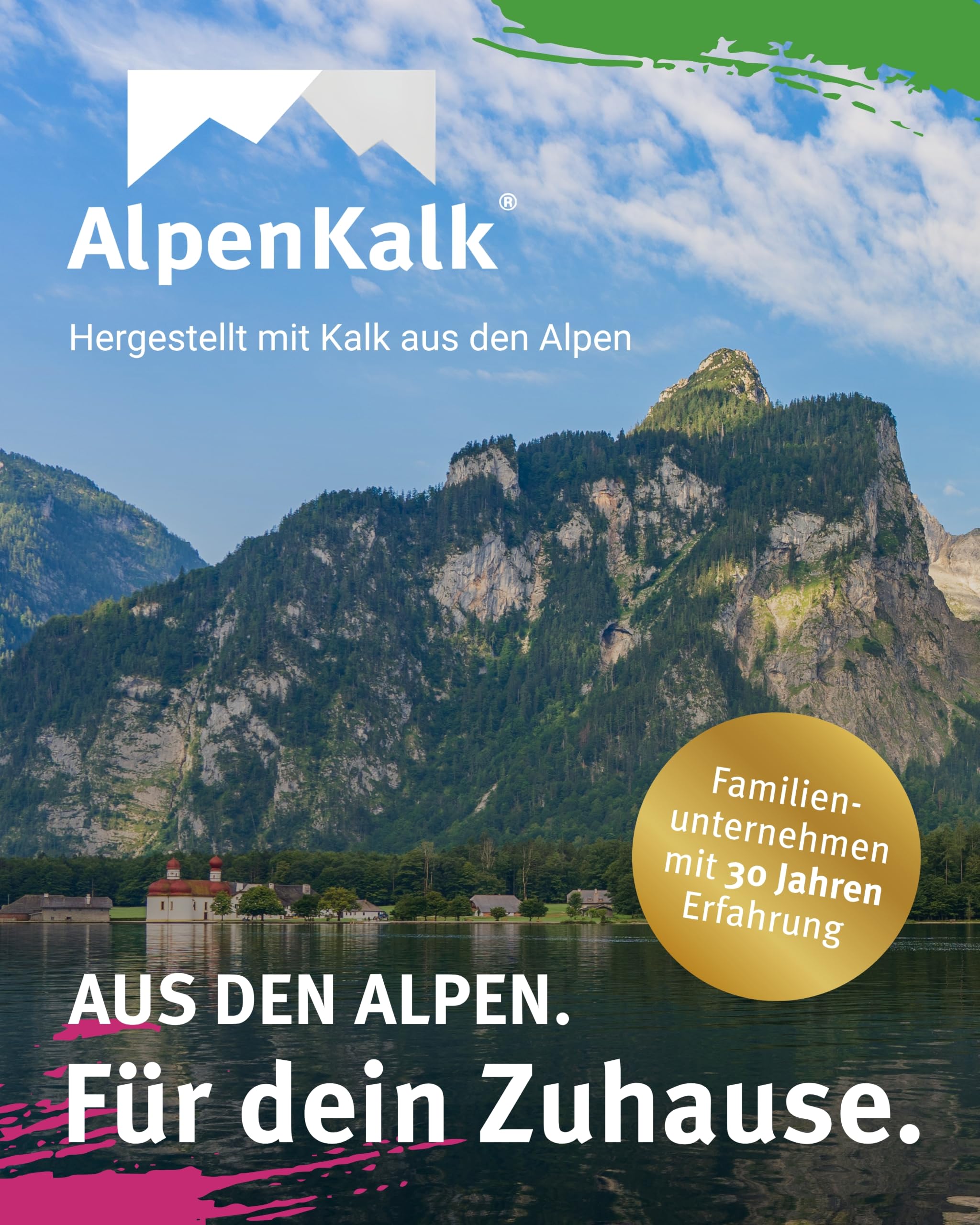 Weiße Kalkfarbe & Wandfarbe für Innenräume I 6 kg für ca. 30m² I Hochdeckend & wischfest für natürliches Raumklima I Atmungsaktiv mit Anti-Schimmel Formel I Für Allergiker & Kinder