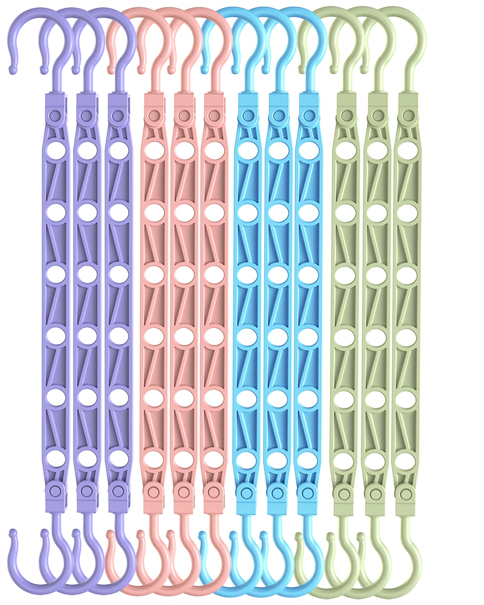 Latoxcaa Space Saving Hangers for Clothes, 16 Colour