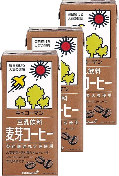 Amazon キッコーマン 豆乳飲料 麦芽コーヒー 1000ml 3個 豆乳 豆乳飲料 通販