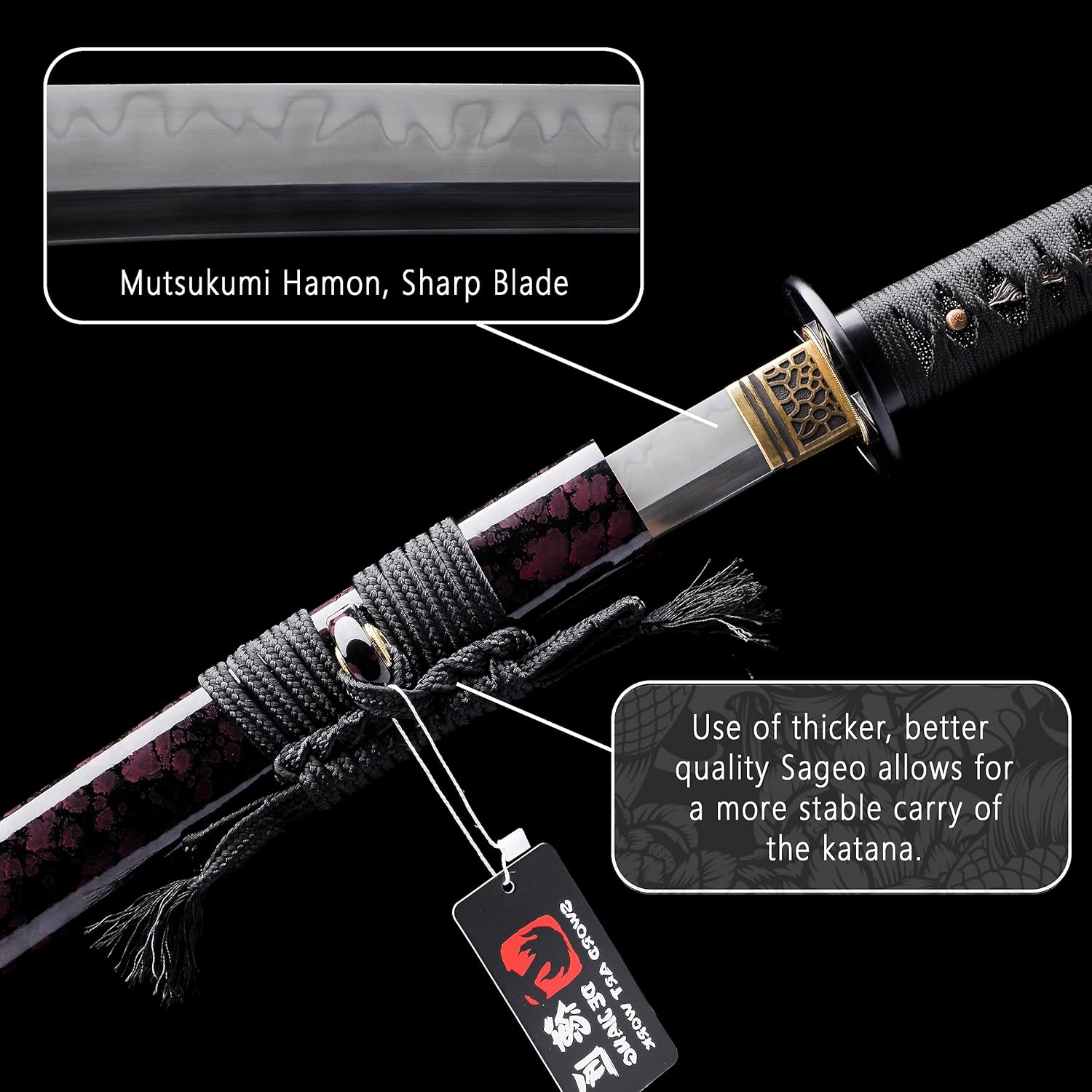 Handmade Katana 1095 Carbon Steel - Image 6