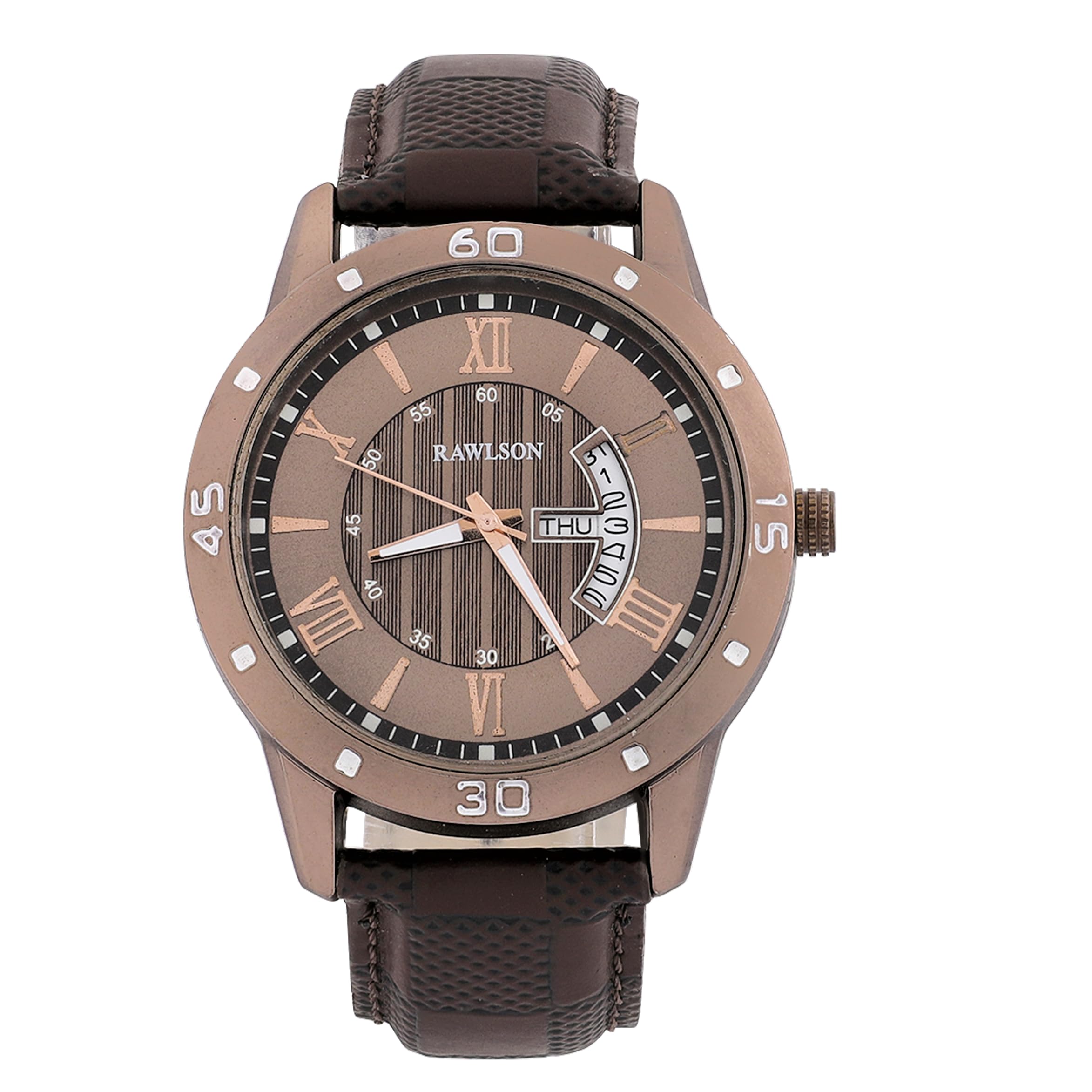 Rawlson Brown Dial & Strap Premium Analog Men’s Watch RL121023 (B0CG99T2LQ) Amazon Price History, Amazon Price Tracker