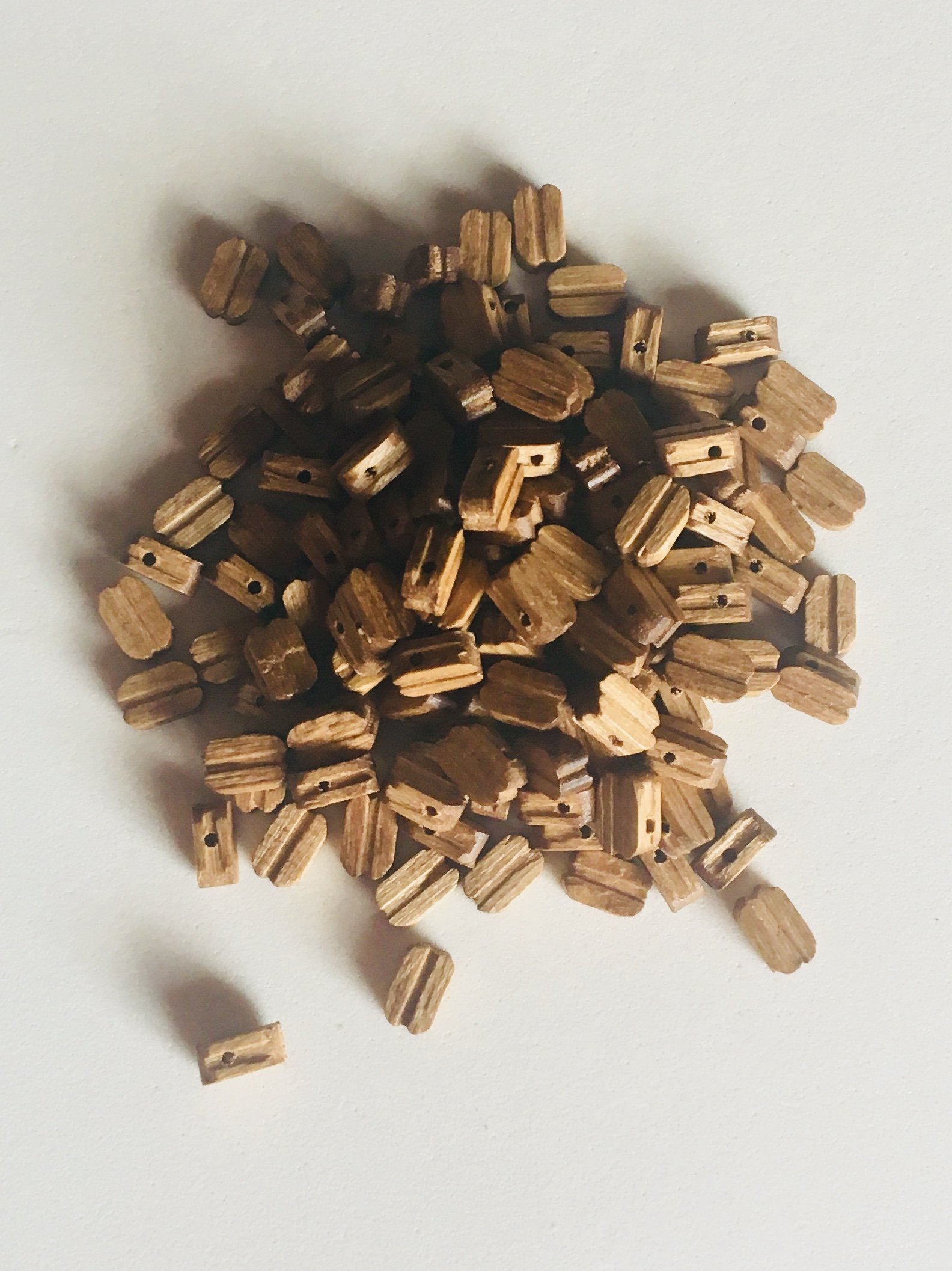 Model Expo Single Sheave Blocks Walnut 1/4