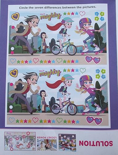 Miniatura 4 de Calcomanía de bolsillo Polly por libro de números más de 100 calcomanías y 6 imágenes vibrantes para rellenar