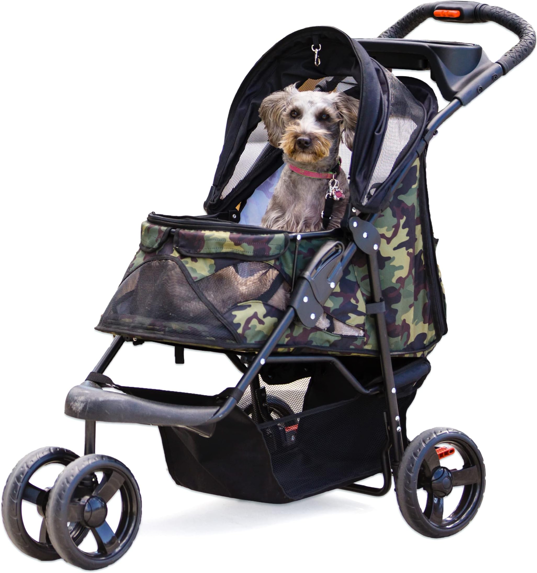 Petique Pet Stroller, Green Camo, One Size (ST01030103)