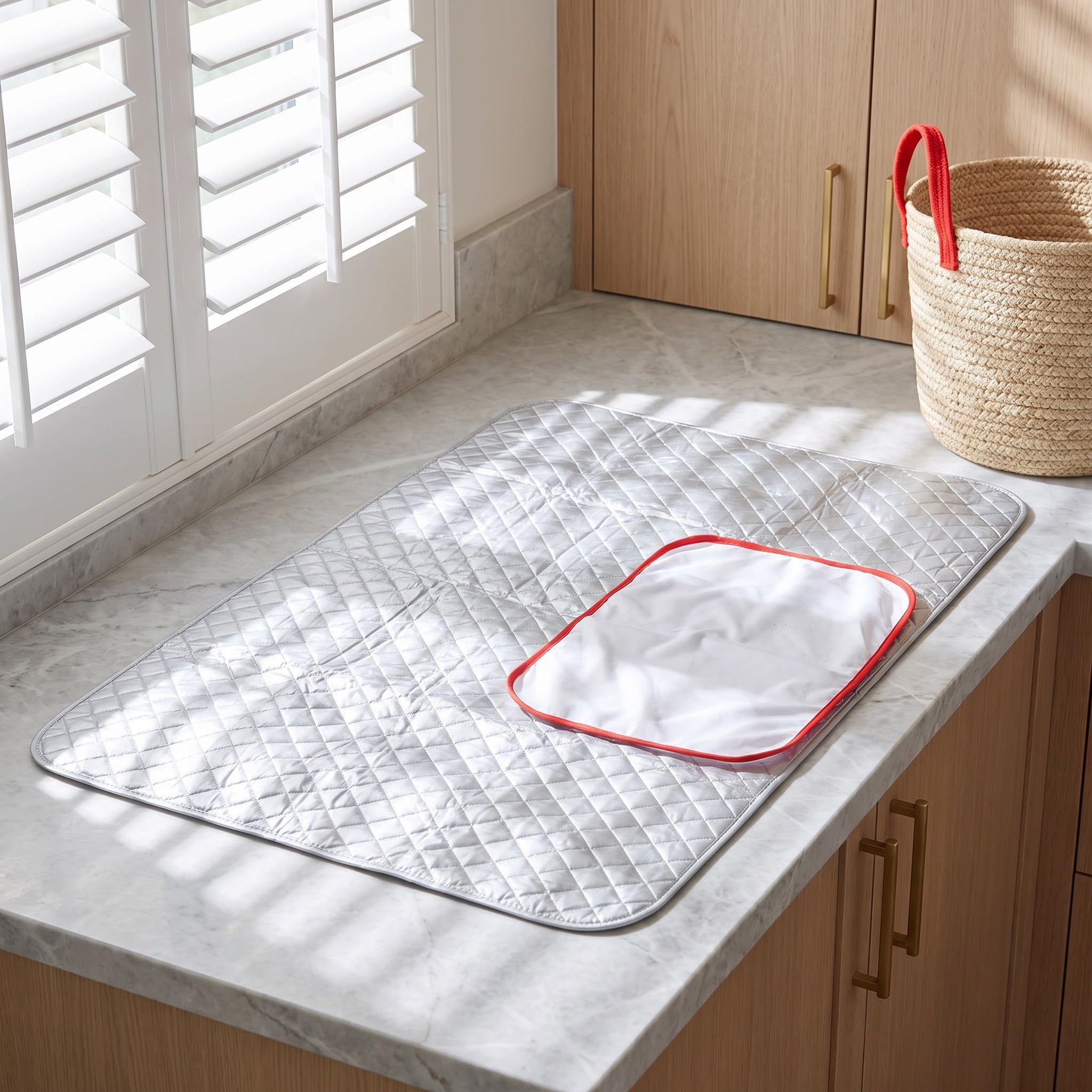 Gatuida Tapis de repassage portable pour table, 140 x 80 cm