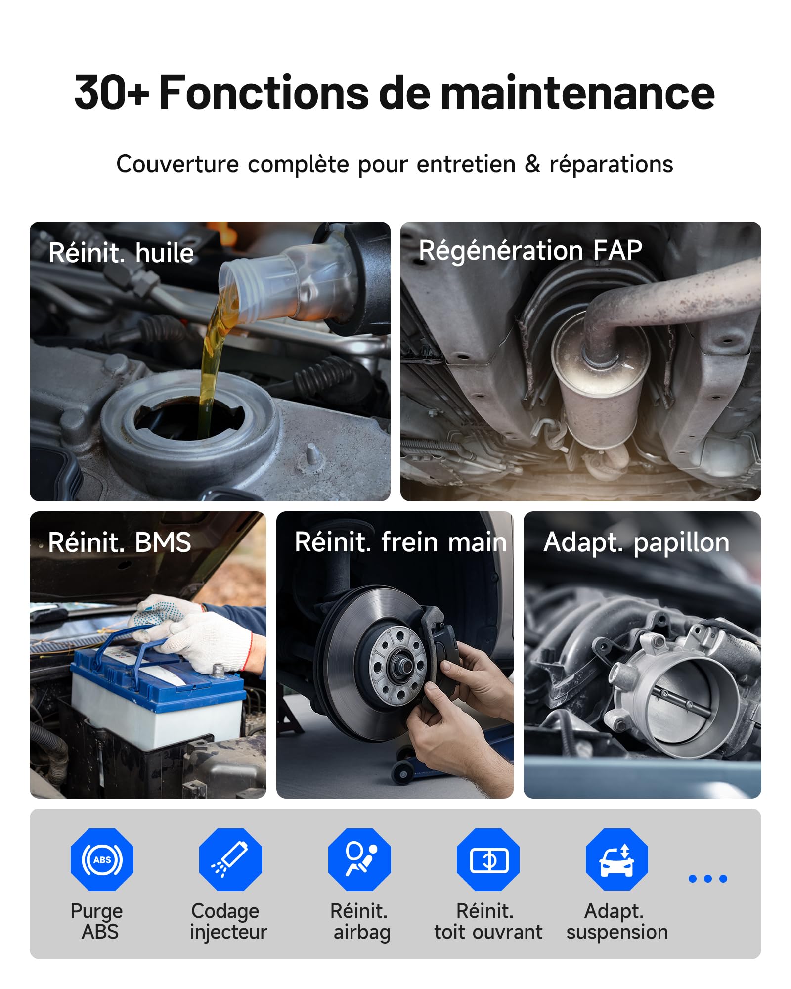 TOPDON TopScan Master Bluetooth Valise Diagnostic Auto pour iOS & Android