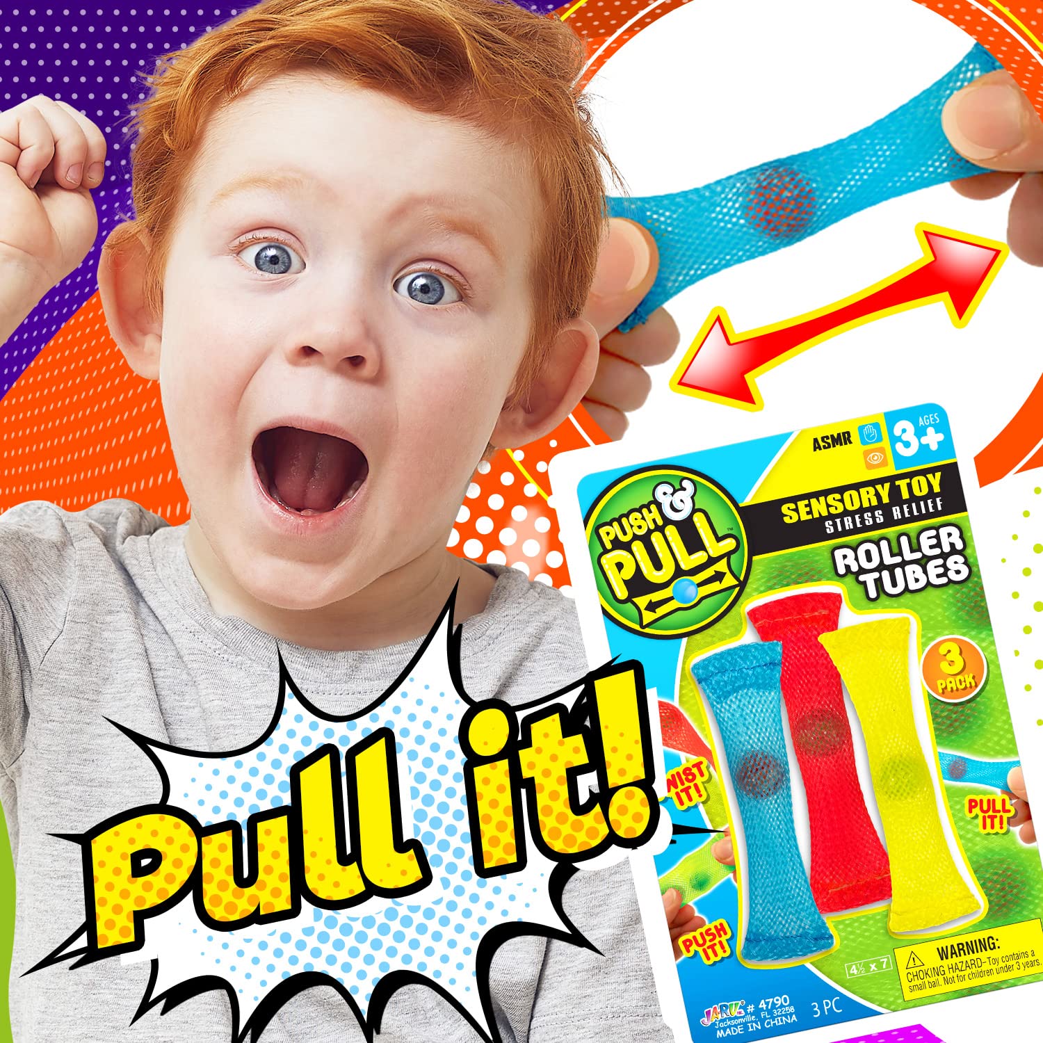 Amazon | JA-RU マーブルメッシュフィジェットトイ (1 フィジェット