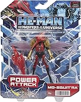 Vista 6 de Juguete He-Man and The Masters of the Universe Toy Mosquitara Winged MOTU Heroine Action Figure, Power Attack Move y accesorio