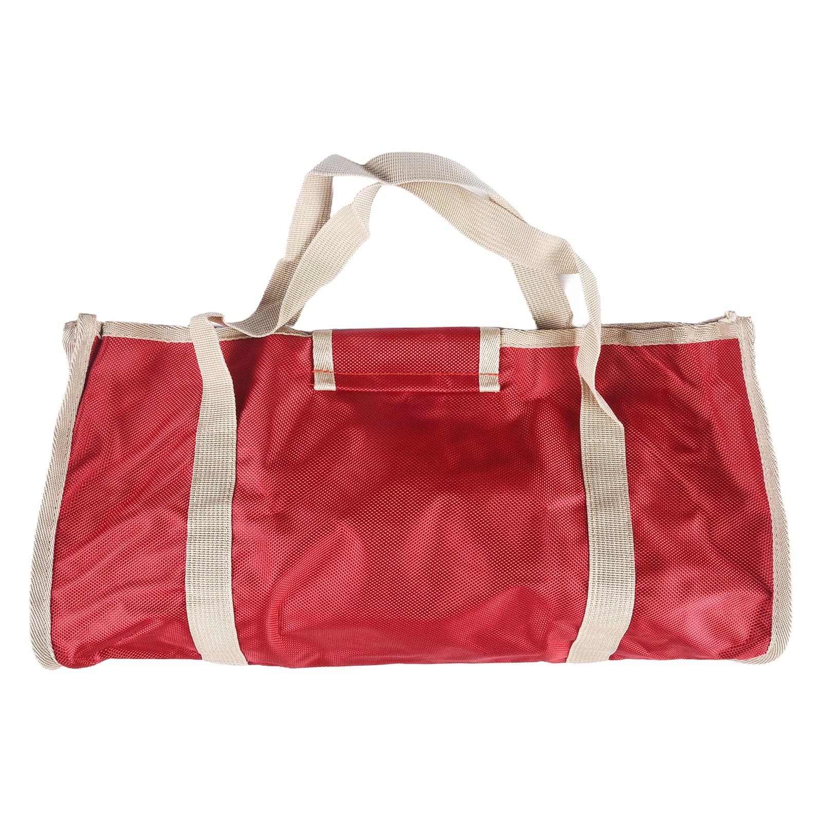 Outdoor Ground Hammer Storage Bag with Handle, Foldable Portable Camping Tool Bag for Tent Mallets and Pegs, 1680D Polyester Carry Tote for Hiking, Red