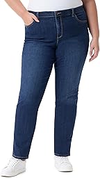 Gloria Vanderbilt Womens Amanda Classic High Rise Tapered Jean Petite