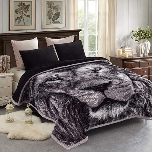 Miniatura 2 de JML - Manta de forro polar afelpada, tamaño king de 85 x 93 pulgadas, peso de 10 libras, manta de visón estilo coreano, sedosa, suave y cálida, 2