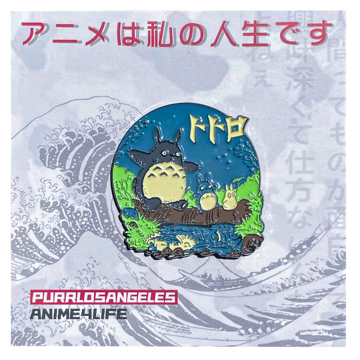 Buy PURR Ghibli Anime Pins Totoro Calcifer Kiki Gigi Ponyo Enamel Pins for Backpack Aesthetic