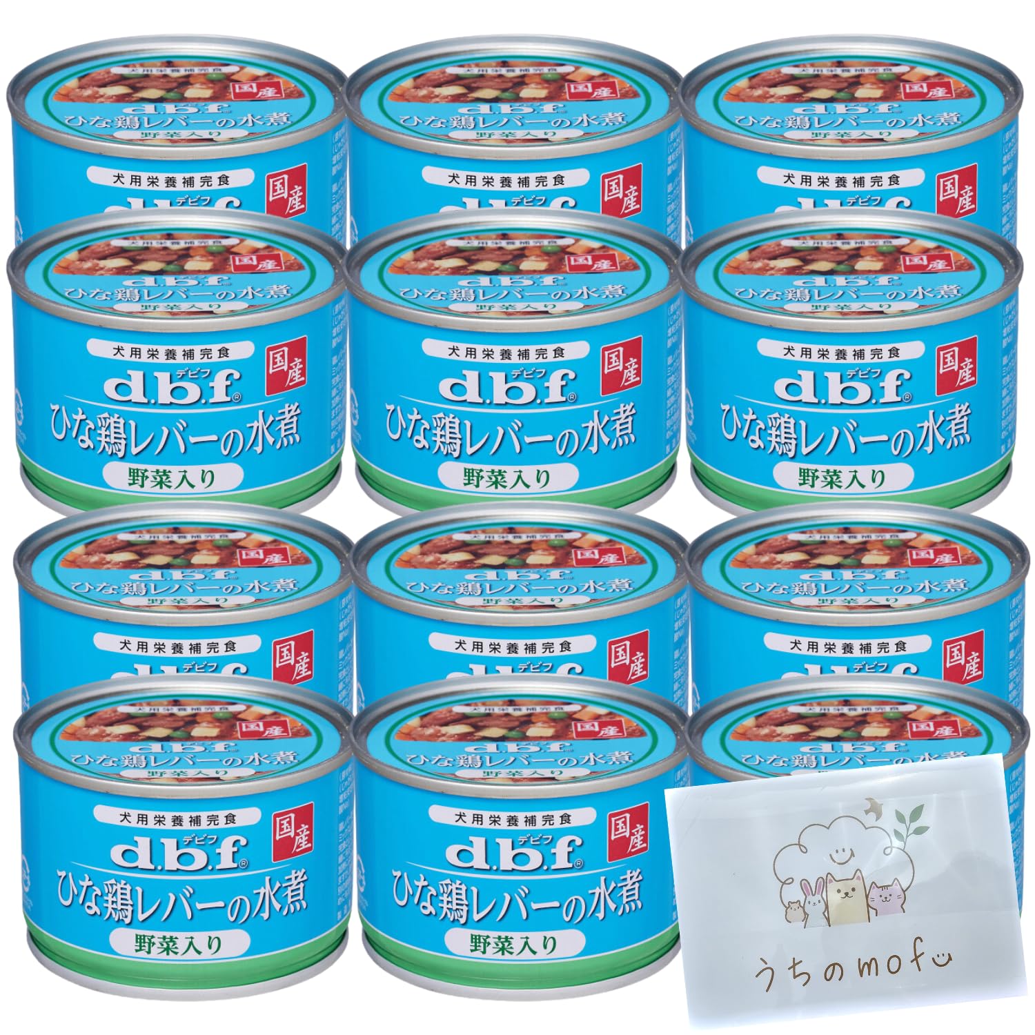 Amazon.co.jp: デビ フ 缶詰 犬 150g ひな鳥レバーの水煮 野菜入り 12