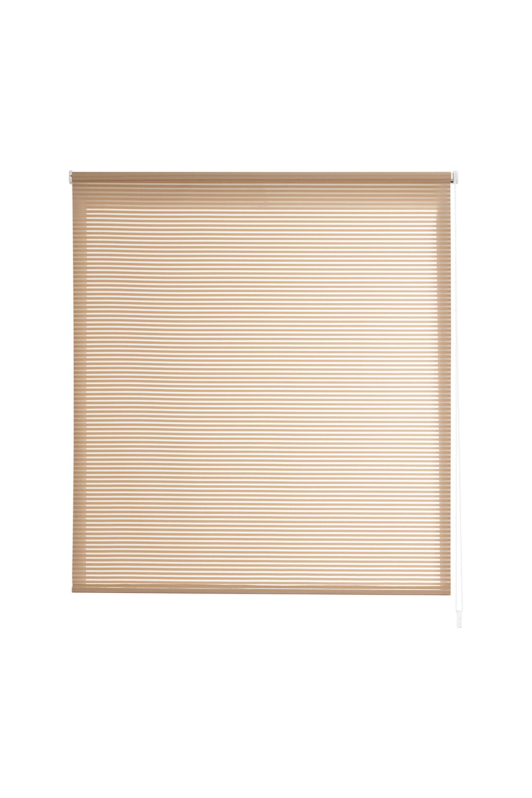 Estoralis Robert Tenda a Rullo Traslucida, Poliestere, Beige, 130 x 190 cm