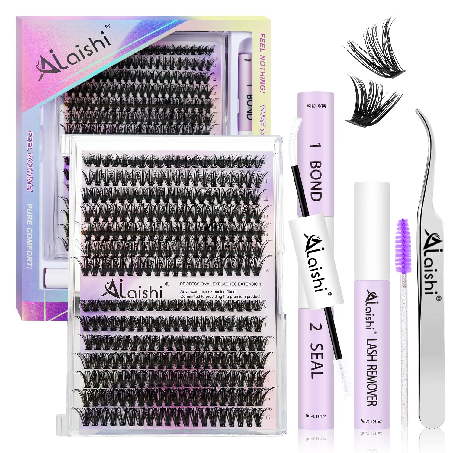 AILAISHI Wimpern Extensions Set
