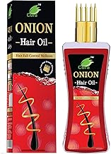 CURA Onion Oil For Hair Fall Control & Help Promote Healthy Hair, Processed From Bhima Shweta (White onion) 200ml
