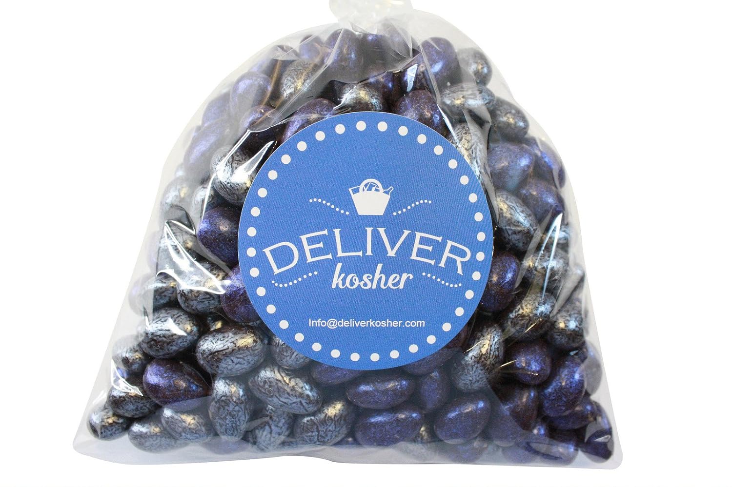 Deliver Kosher Bulk Candy Silver & Navy Jewel Chocolate