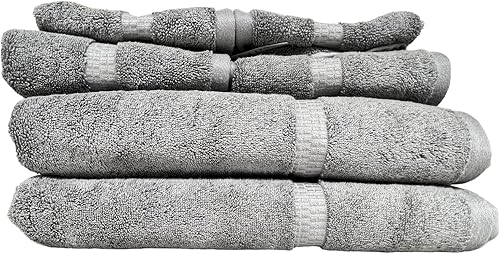 Kate Spade Towel - Juego de 6 piezas, 2 toallas de baño, 2 toallas de mano, 2 paños (carbón)