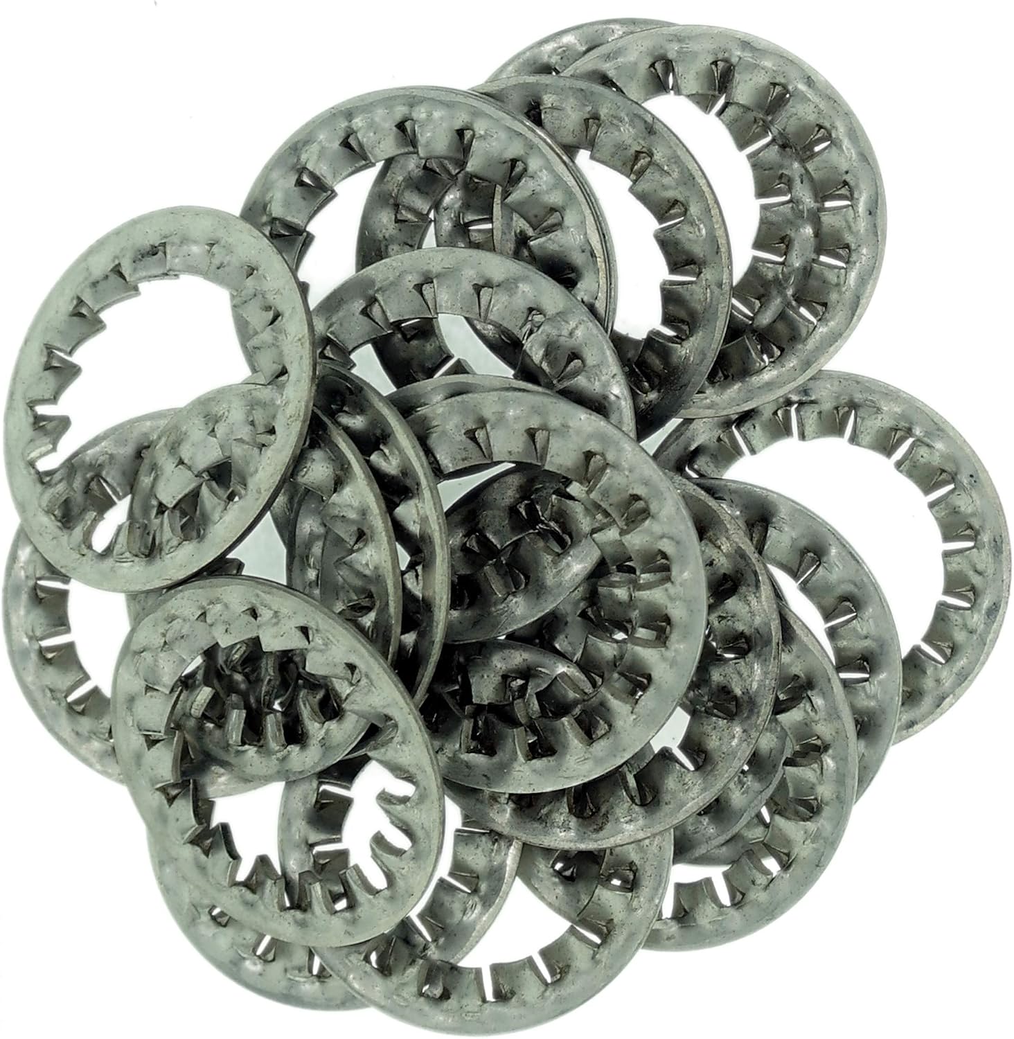 M6 (6mm) Shakeproof Washer (Internal Serrated) - Stainless Steel (A2) (Pack of 20), Silver, M6 - InternalSerrated - A2 (20) - Image 3