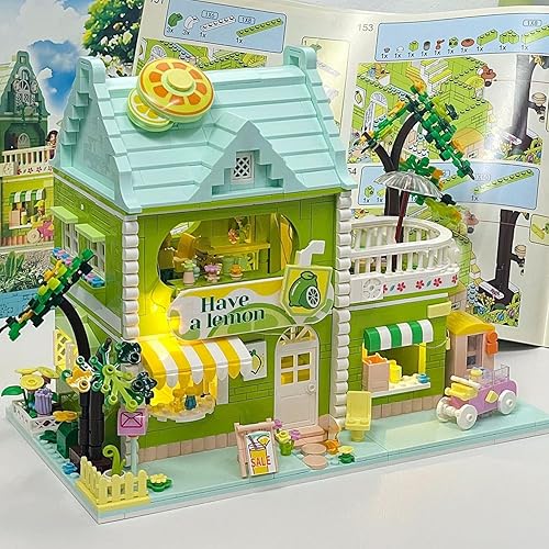 Miniatura 3 de MOC - Juego de bloques de construcción de casa modular, kit de construcción de Street View Street View, juego de modelos de ladrillos de