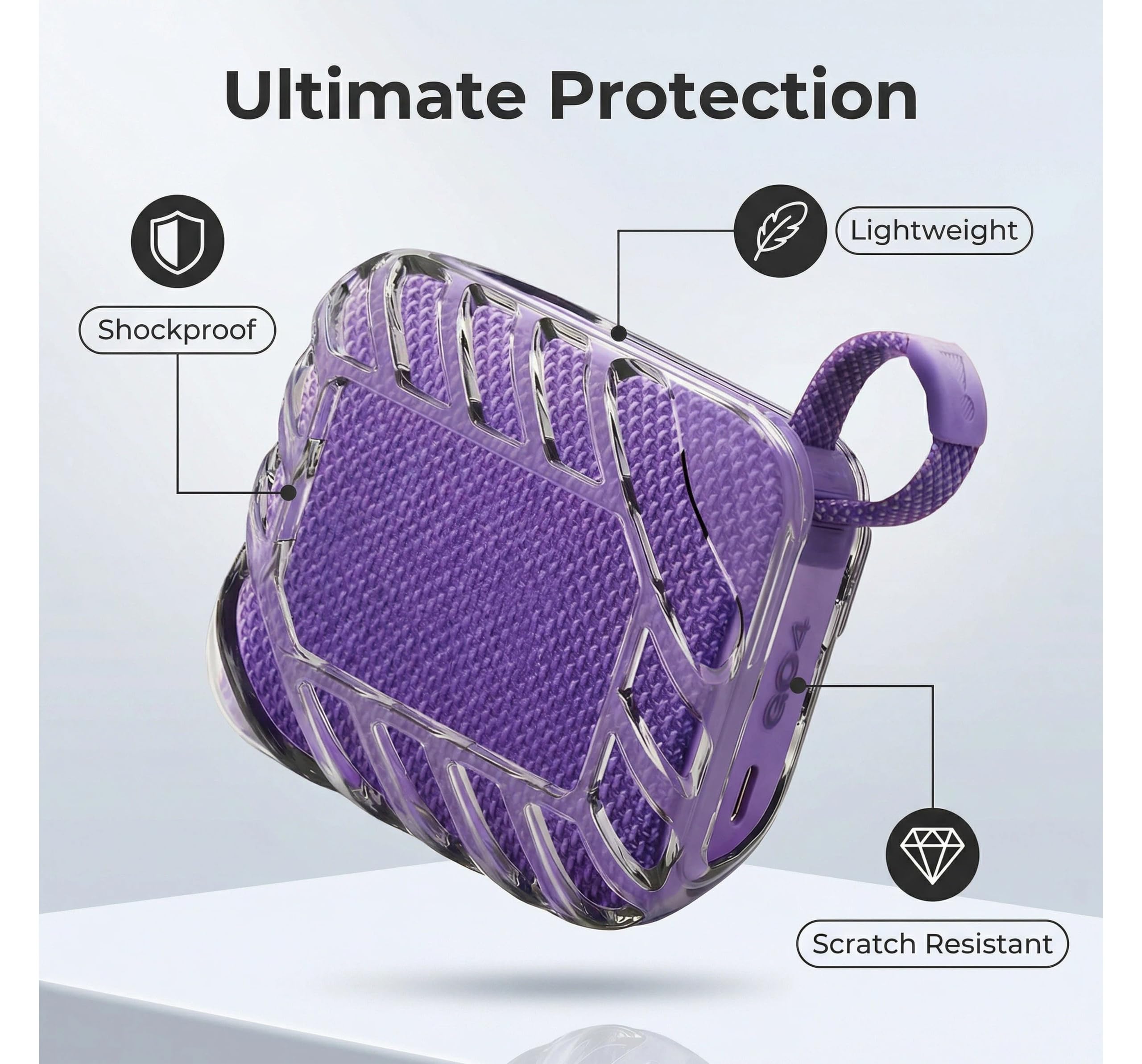 JBL Go 4 Silicone Case Protecteur Haut-Parleur Bluetooth Antichoc