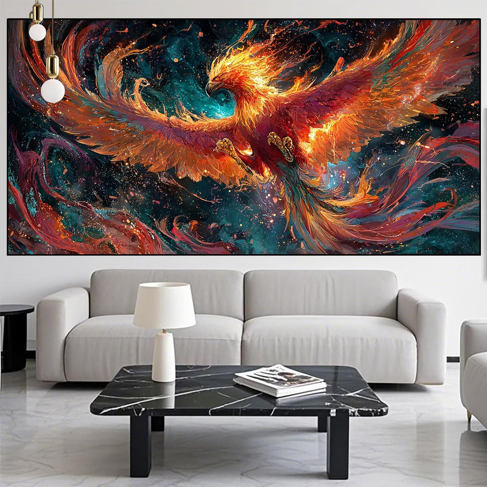 Phoenix Diamond Art Bird Diamond Painting Arts and Crafts dla dorosłych, zestawy do malowania diamentami 5D, dorosłych, Crysta, haft krzyżykowy, rękodzieło, obrazy, zestaw do haftowania dla