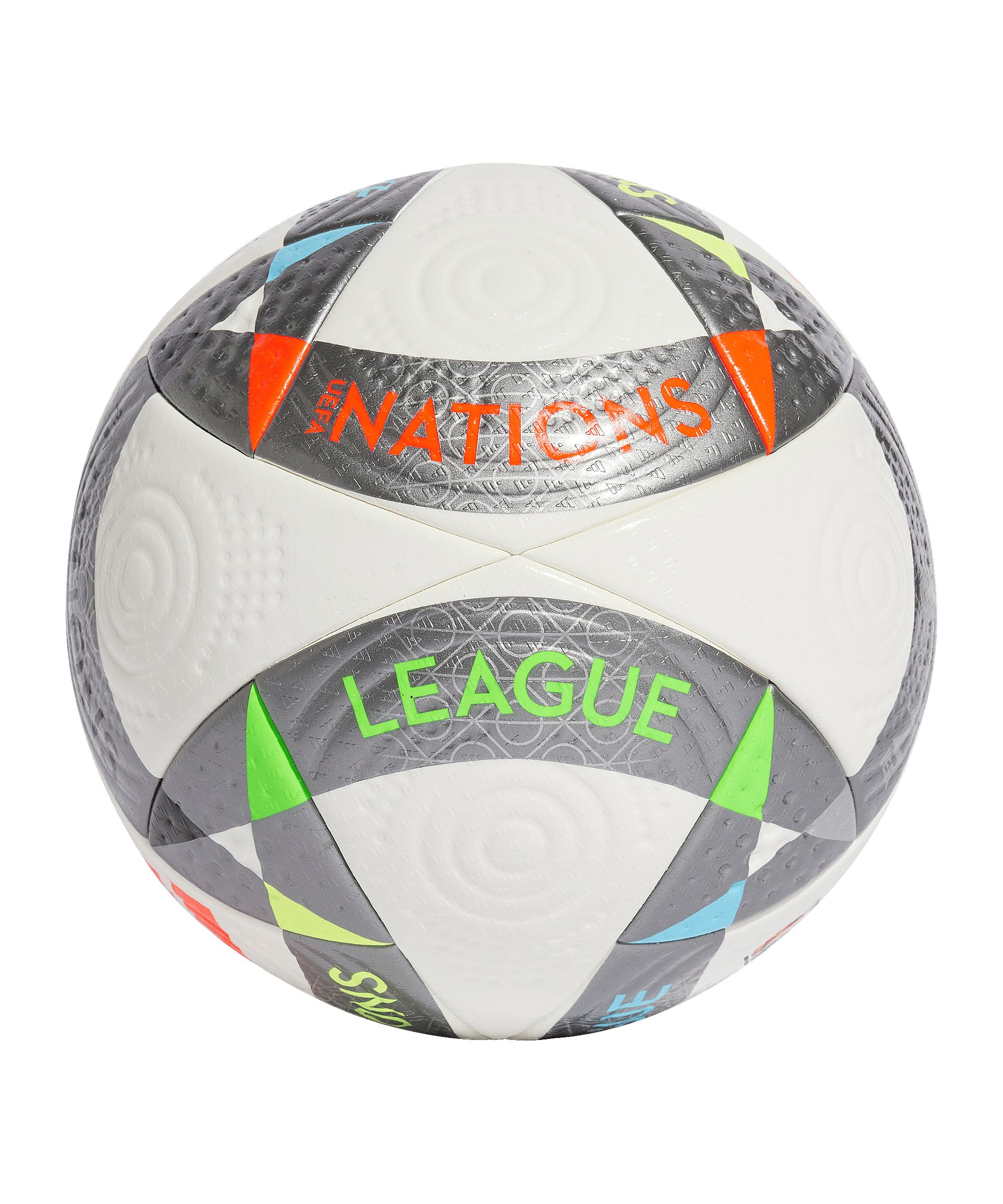 adidas UEFA Nations League 24 Pro Ball IS7441, Unisex Footballs, Silver, 5 EU