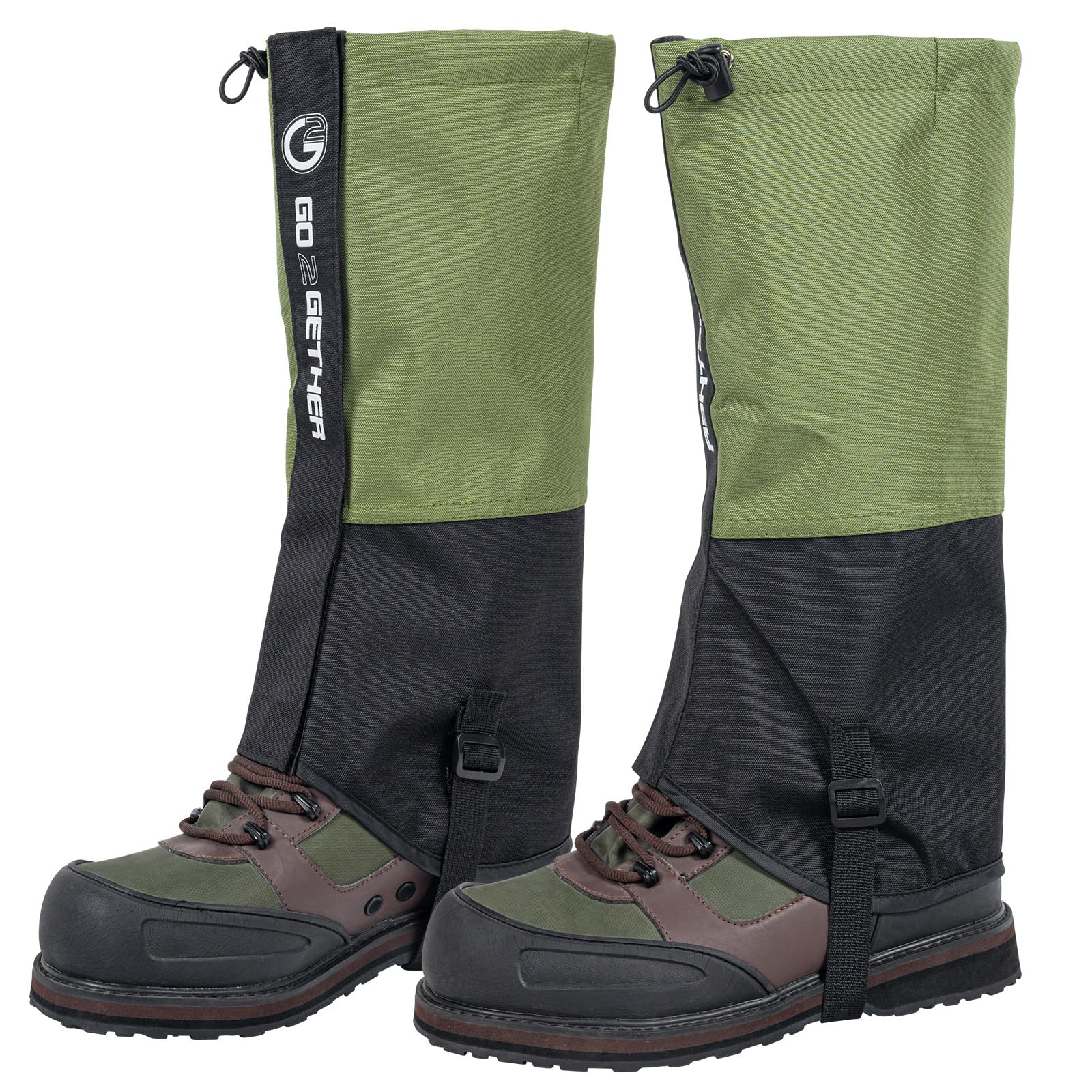 Leg Gaiters – Waterproof and Adjustable Snow Boot Gaiters for Hiking, Walking, Hunting, Mountain Climbing and Snowshoeing