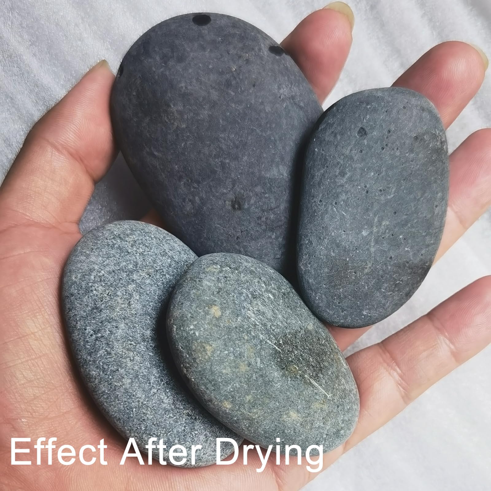 8 Pietre Piatte Da Dipingere - 10cm, Da Fiumi Alpini, Per DIY E Decorazioni - Foto 2