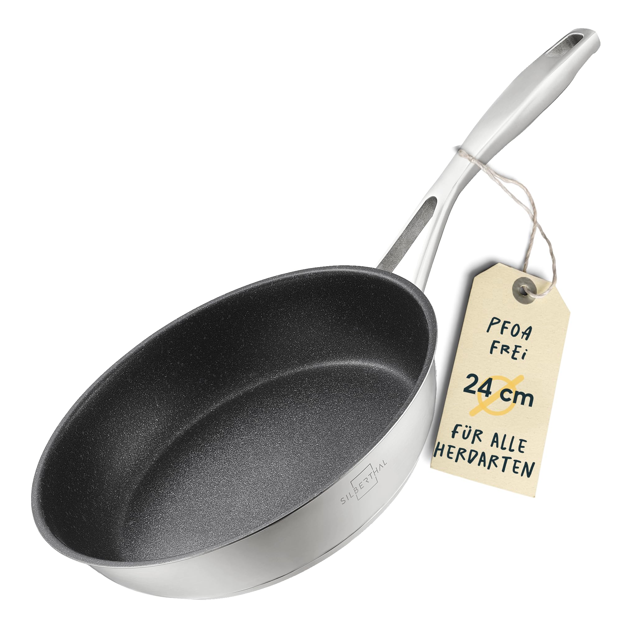SILBERTHAL Bratpfanne 24 cm für Induktion