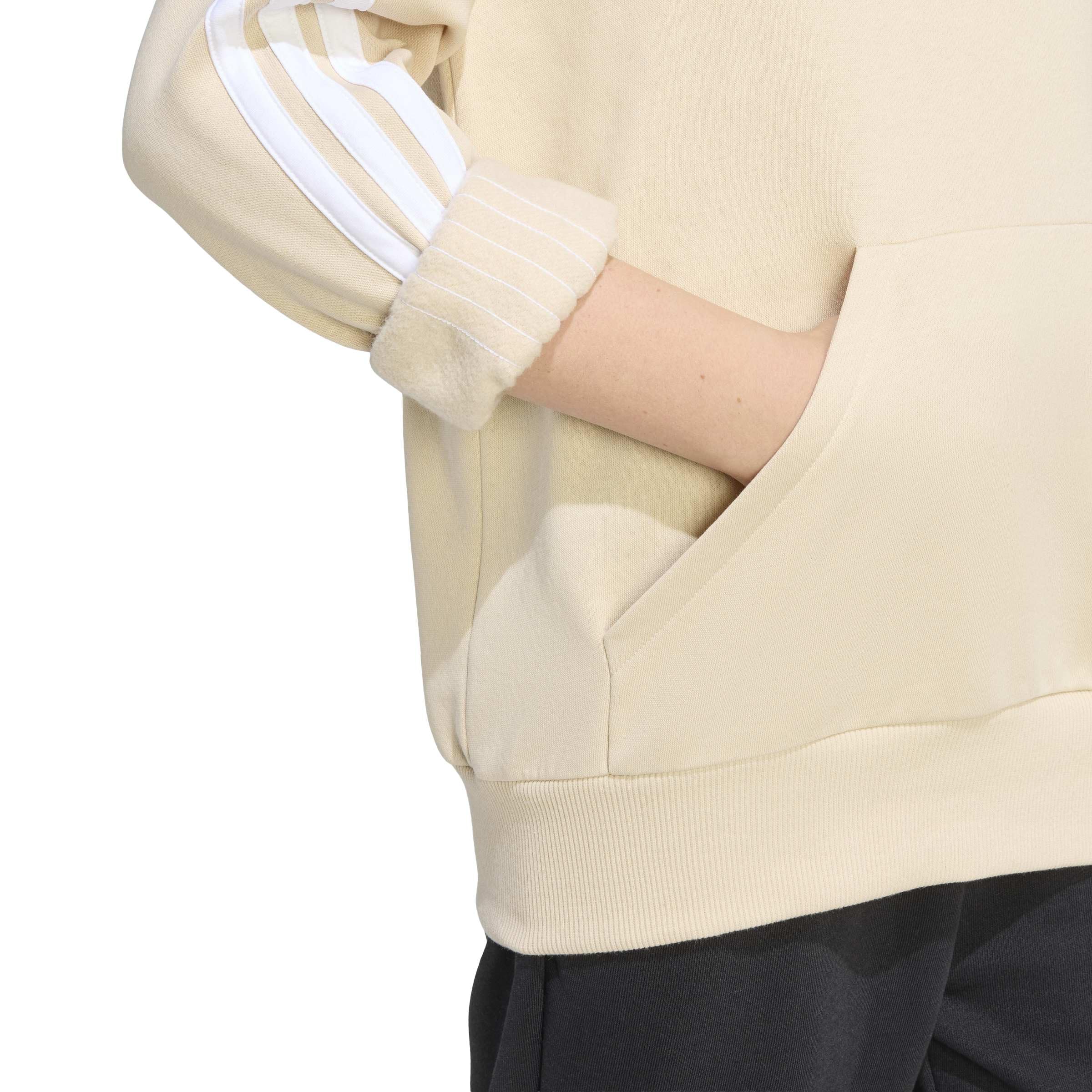 Adidas Unisex niños Essentials 3 Stripes Hoodie