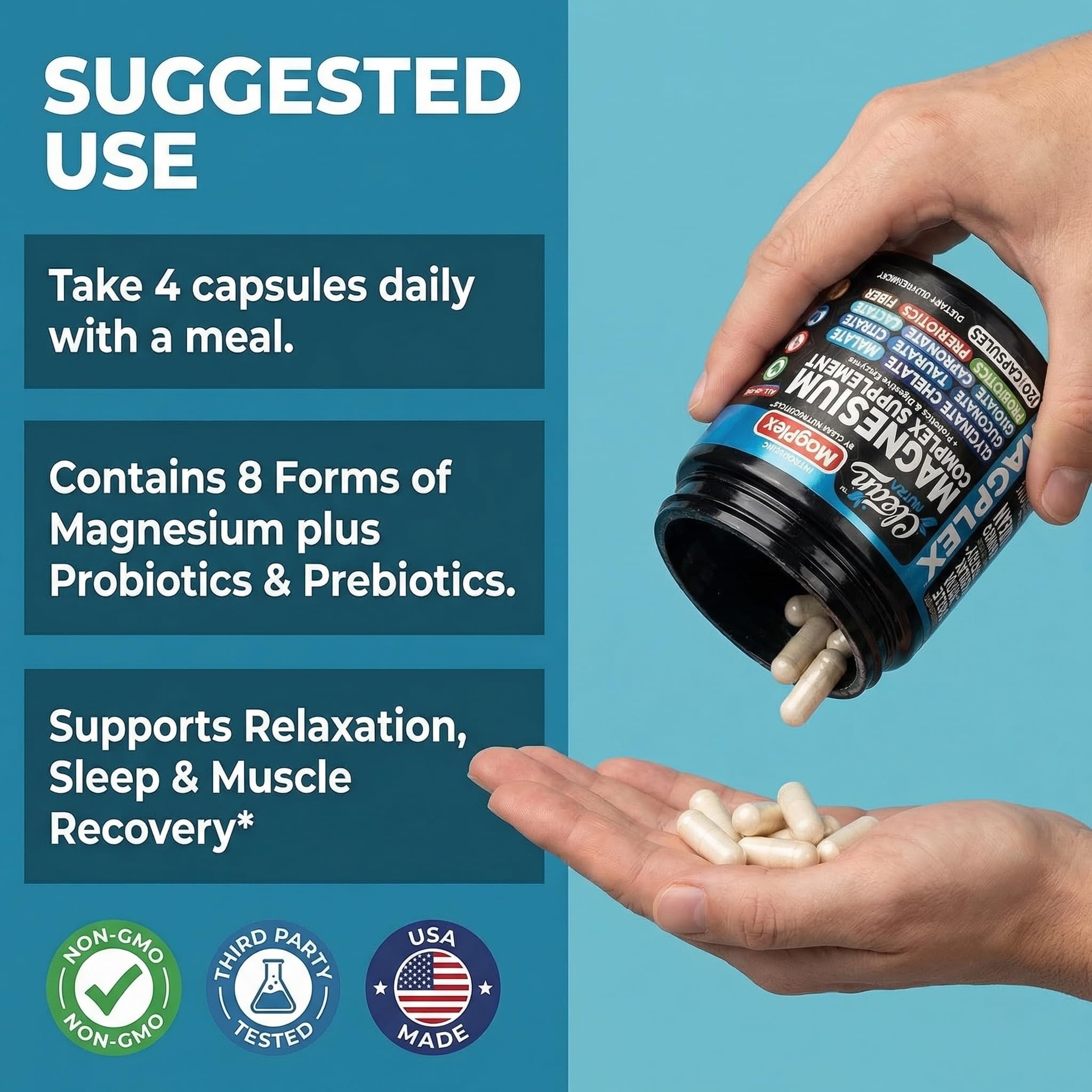 Amazon.com: 8in1 Magnesium Supplement Complex | Magnesium