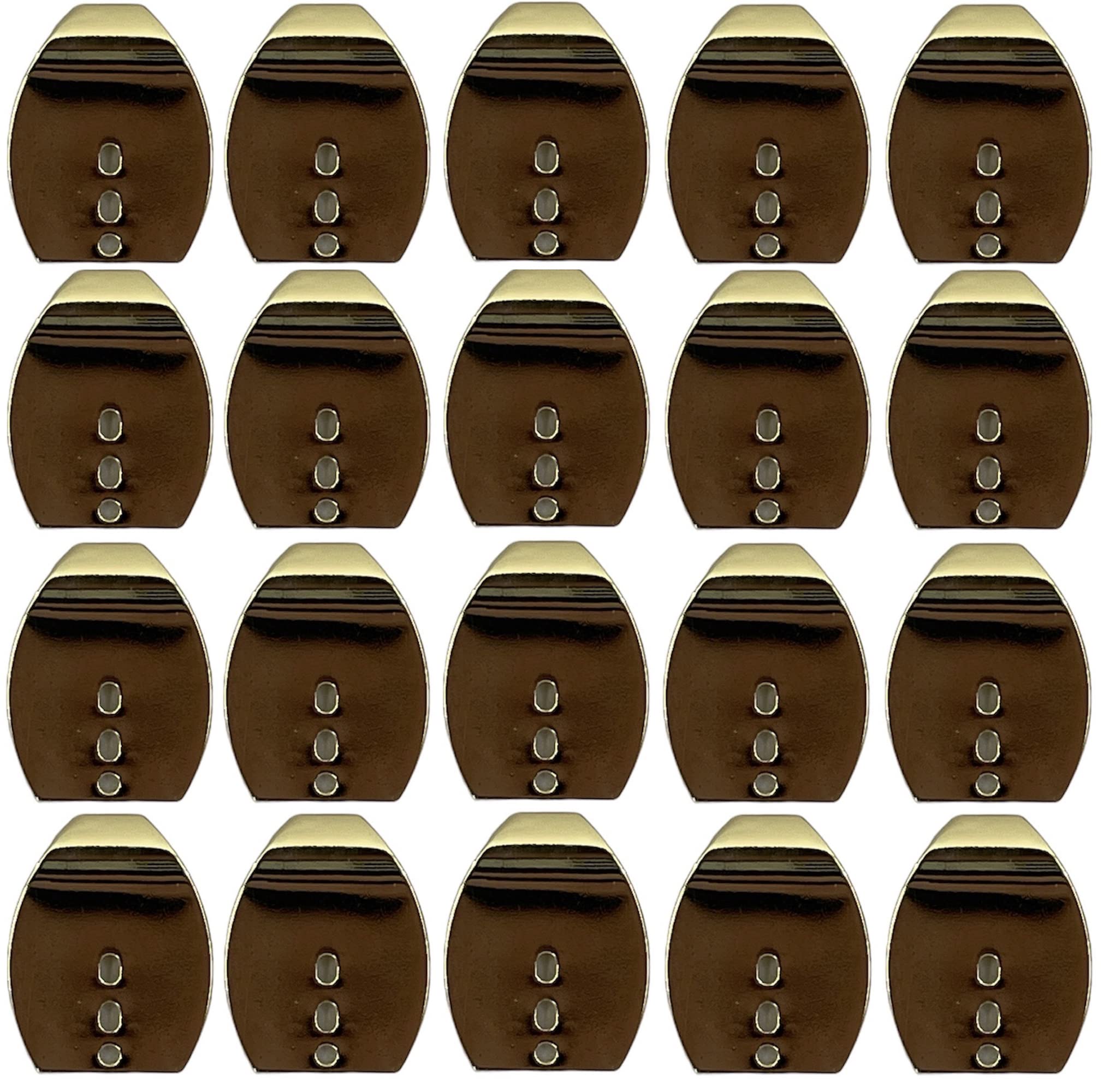 40 Gold (Stainless Steel) Custom Fishing Swim Jig Blades wClips & Split Rings Included!