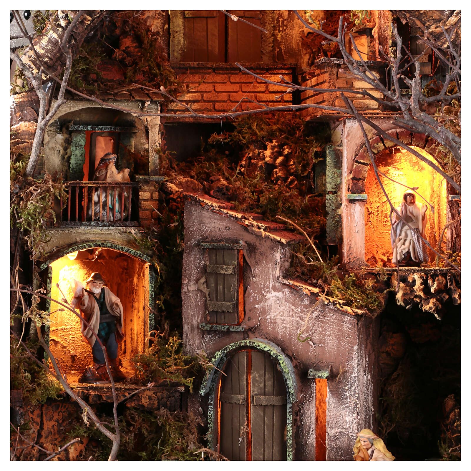 Holyart Belén napolitano: Barril con Fuente Pesebre napolitano 8 cm 80x50x30 cm, Vacío