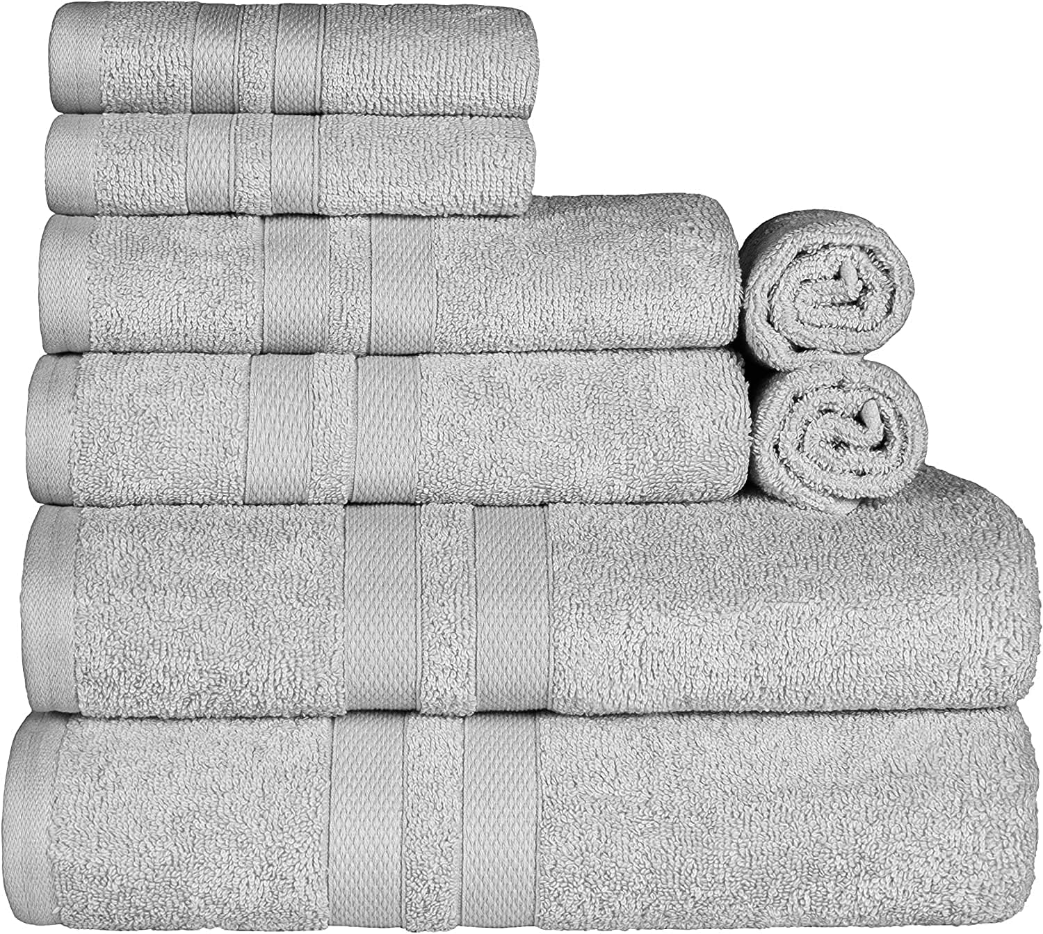 Wholesale Trade Dealz 8 Pcs Towel Bale Set Pure Egyptian CottonFace