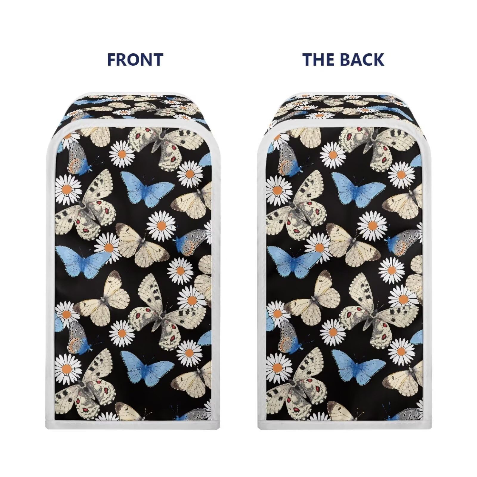 Mintulipy Daisy and Butterfly Electric Can Opener Cover Fits Most Electric Automatic Can Openers Can Opener Cover Dust Protection