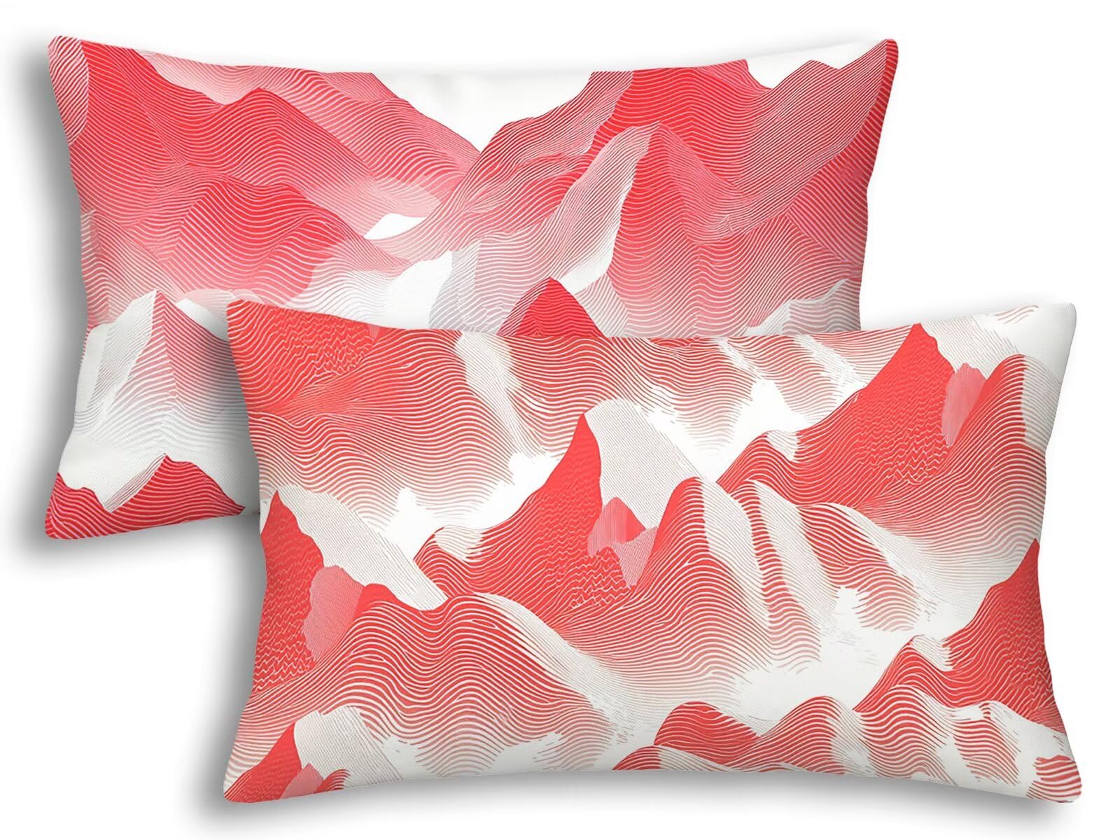 Housse coussin rectangulaire rose 40x80 pour une ambiance maison cocooning