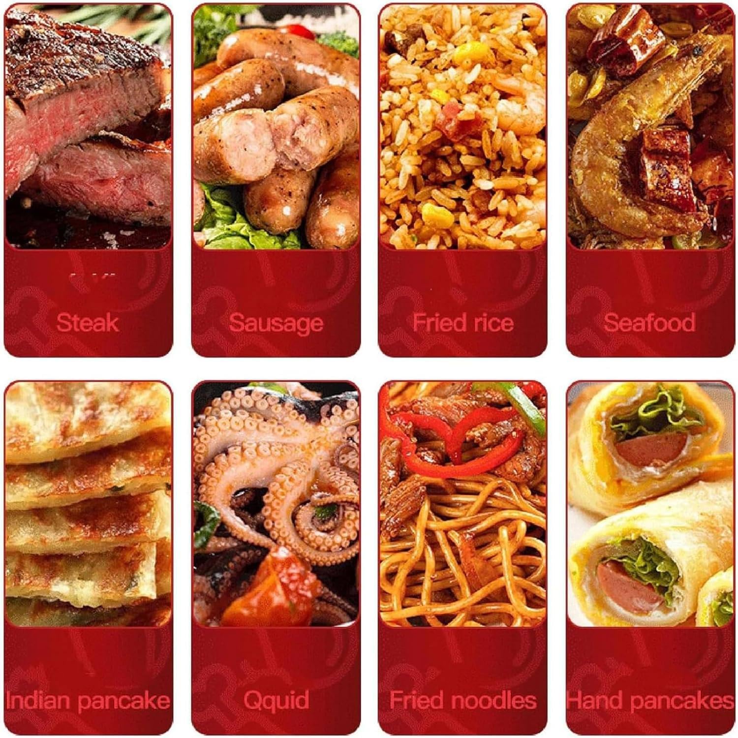 Komercyjne grille gazowe, regulowana temperatura, płaski grill do użytku na zewnątrz i kuchni