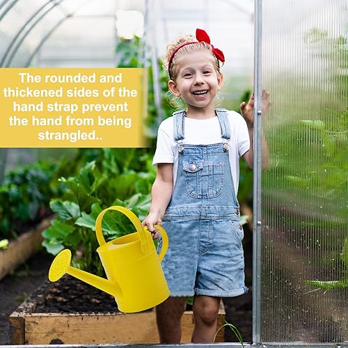 Miniatura 4 de Finderomend Regadera para niños, regadera de metal de 1.5 litros51 onzas, regadera para plantas al aire libre, arte de hierro para niños, cubo de