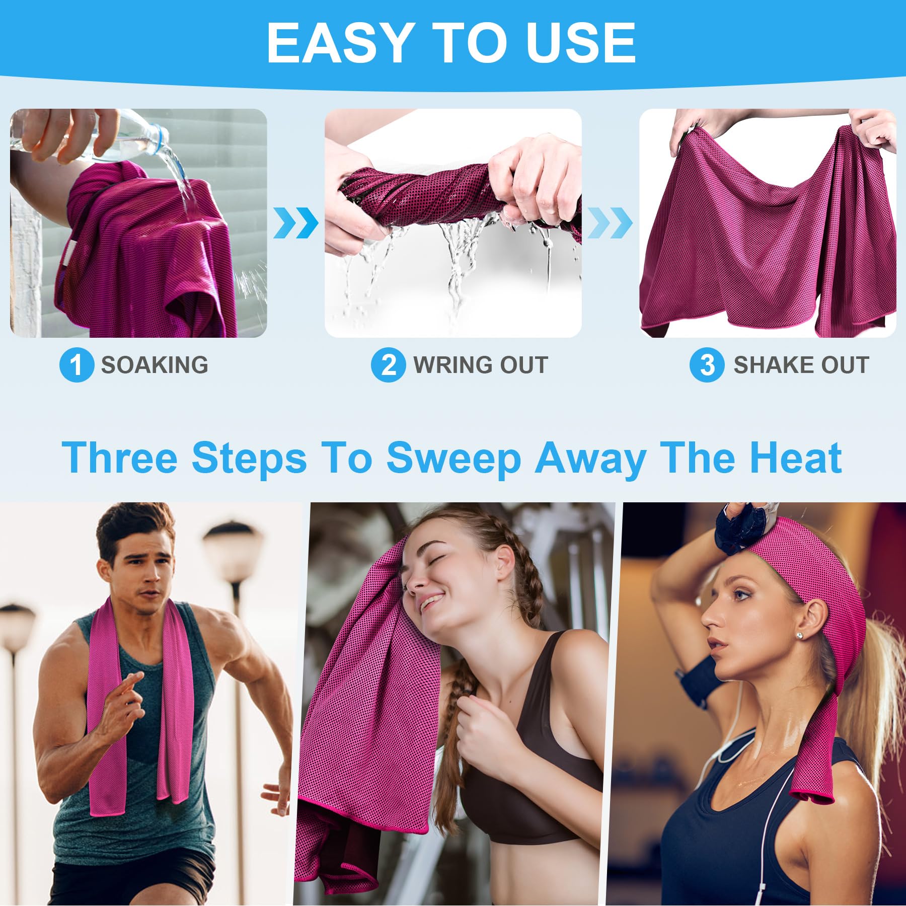 U-pick Cooling Towels Bulk [40