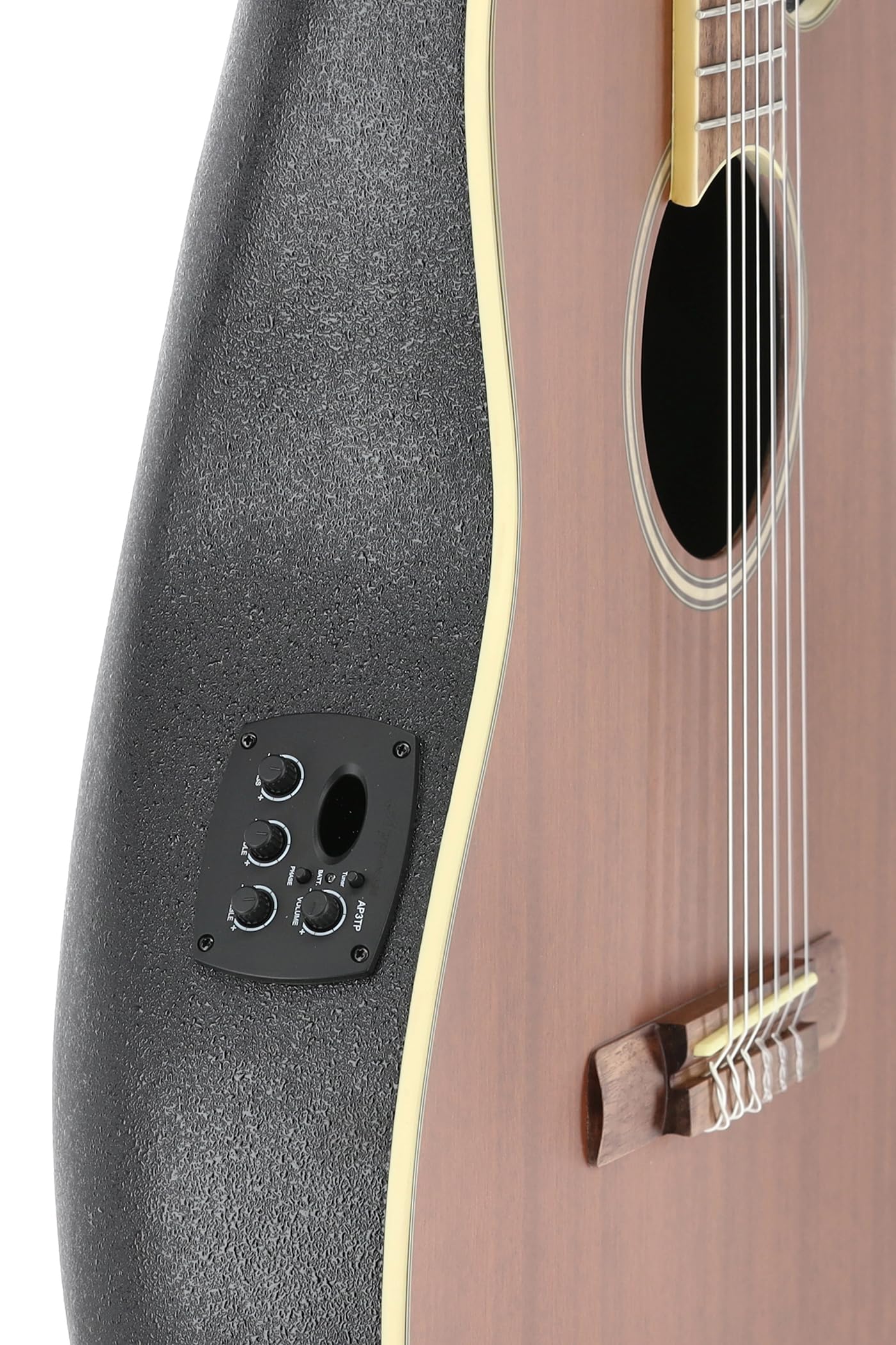 Applause Chitarra Classica Nylon Elettro-Acustica - Tradizionale AB24C Mid Cutaway Nylon - Corpo Roundback Lyrachord mid-depth - Preamp AP3TP - Tavola in Mogano - Natural Satin - AB24CM-4S