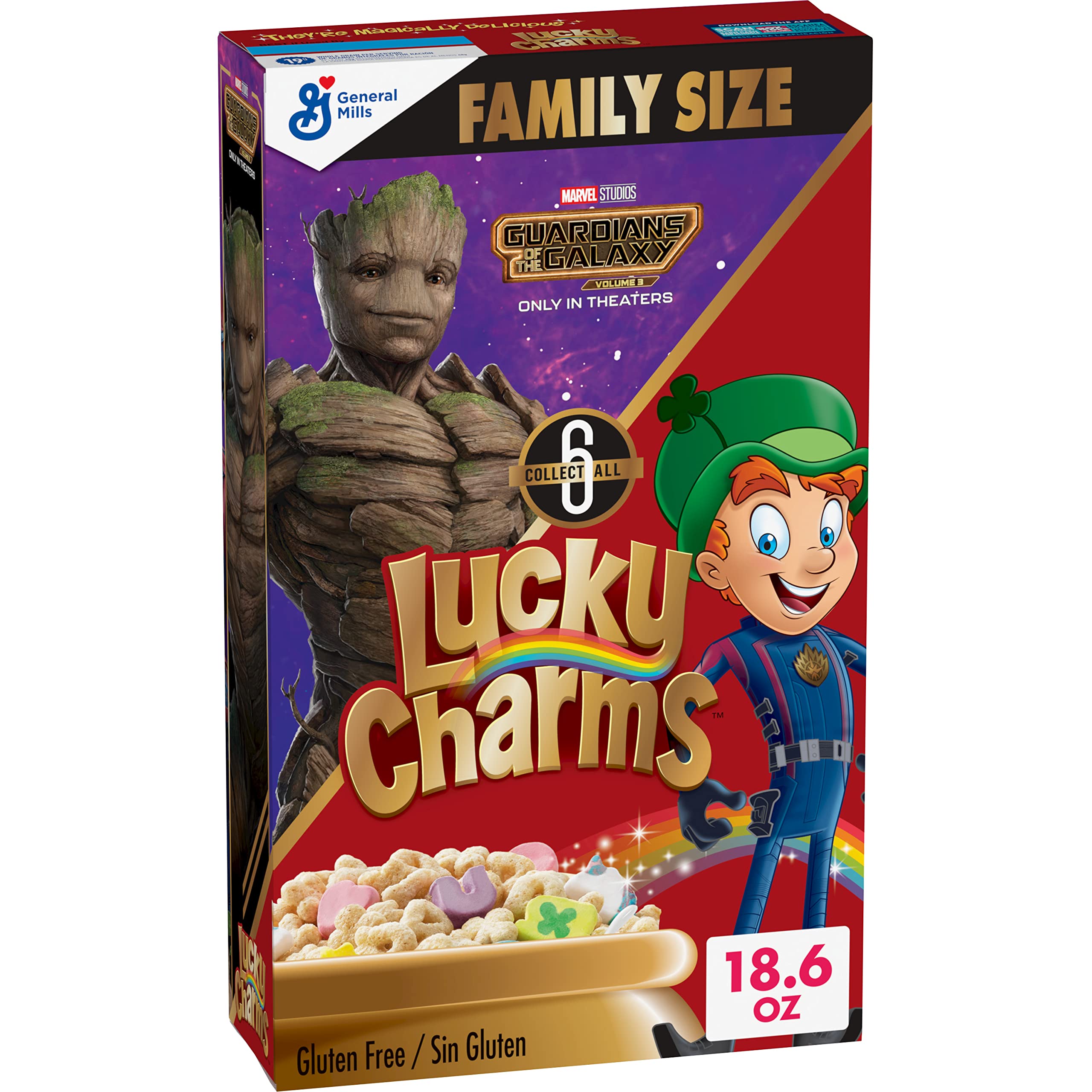 Buy Lucky Charms Gluten Free Cereal with Marshmallows, Kids Breakfast