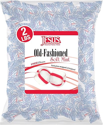 Scripture Candy, bolsa de menta suave antigua de 2 libras, 160 piezas