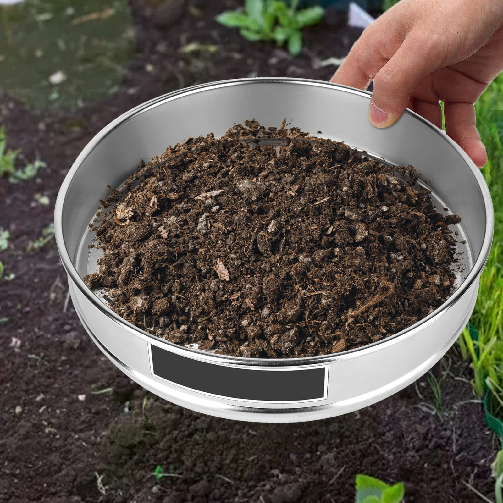 Buy Gravel Sieve 30cm Garden Potting Sieve Heavy Duty Garden Riddle