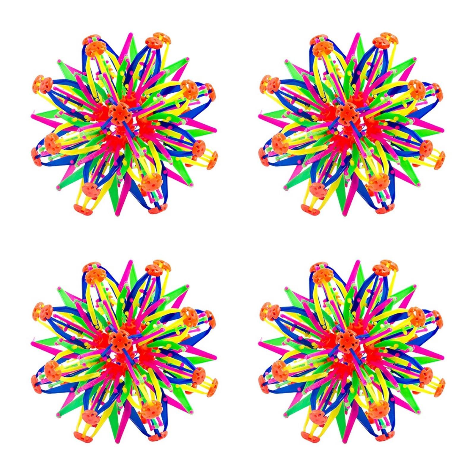 Expandable Breathing Ball Expanding Ball Toy Sphere Expandable Magic Hobermans Ball Sphere Autisms & ADHD Sensory Fidgets Toys Stress Balls for Kis Adults, 7.5''