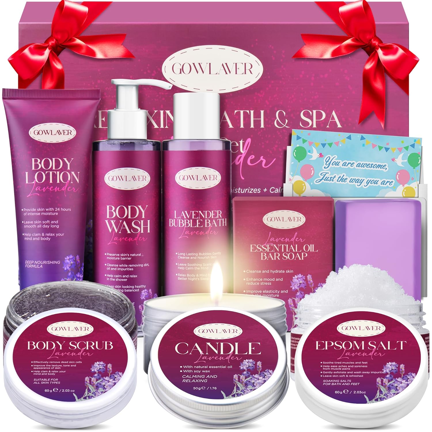 Spa Gifts for Women,Relax Stress Relief Secret Santa Christmas Stocking Stuffers Gifts for Women Birthday Basket Self Care Package for Her Mom Sister Wife Teen Best Friend Valentine Mothers Day Gift Spa Gifts for Women,Relax Stress Relief Secret Santa Christmas Stocking Stuffers Gifts for Women Birthday Basket Self Care Package for Her Mom Sister Wife Teen Best Friend Valentine Mothers Day Gift