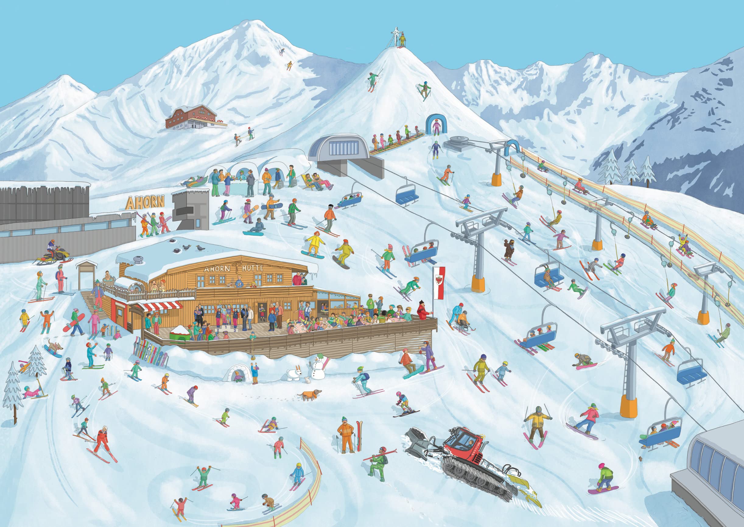 Unser MAYRHOFEN IM ZILLERTAL Wimmelbuch