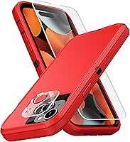 Vista 19 de MXX Funda de Alta Resistencia para iPhone 15 con Pantalla de Vidrio Templado, Protector de Lente de Cámara de 3 Capas, Protección Completa