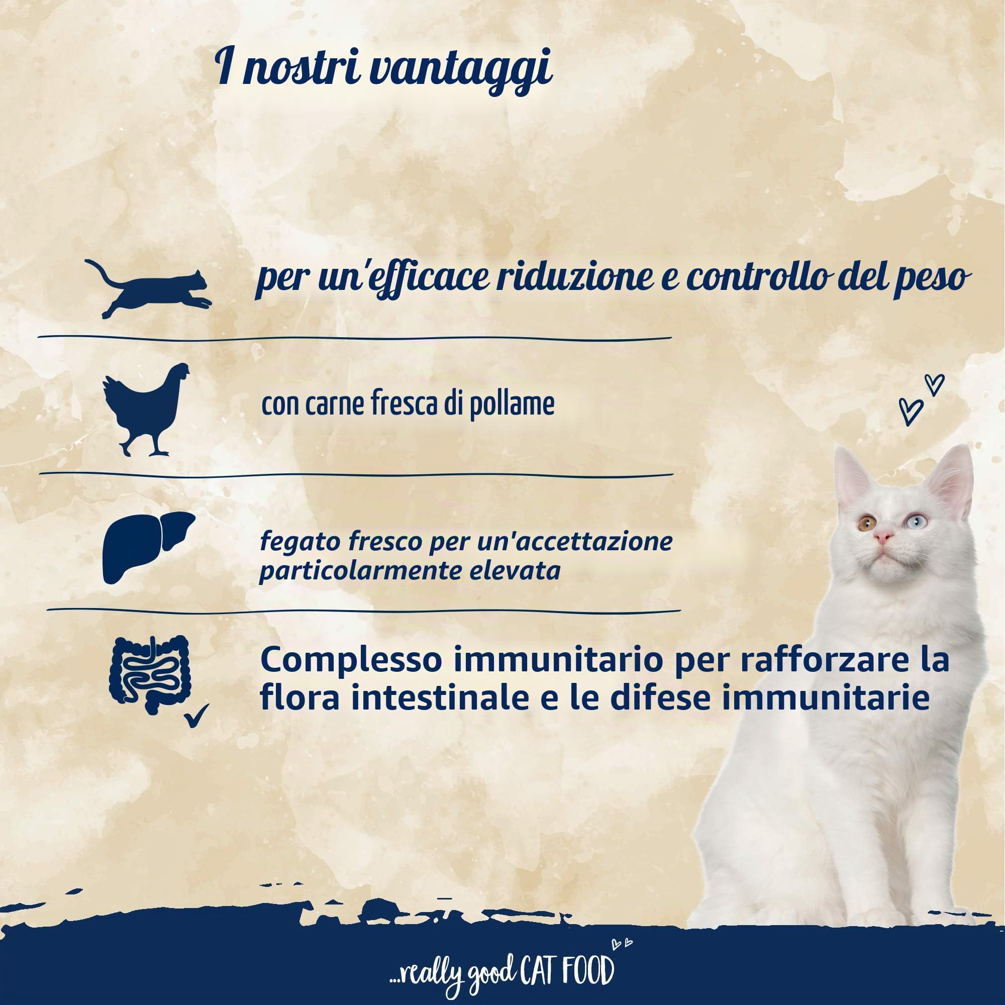 Sanabelle Light | Cibo secco per gatti a ridotto contenuto energetico per gatti in sovrappeso | 1 x 10000 g